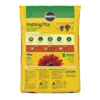 Miracle-Gro Potting Mix, For Indoor or Outdoor Potted Plants, Flowers, Shrubs, 25 qt.