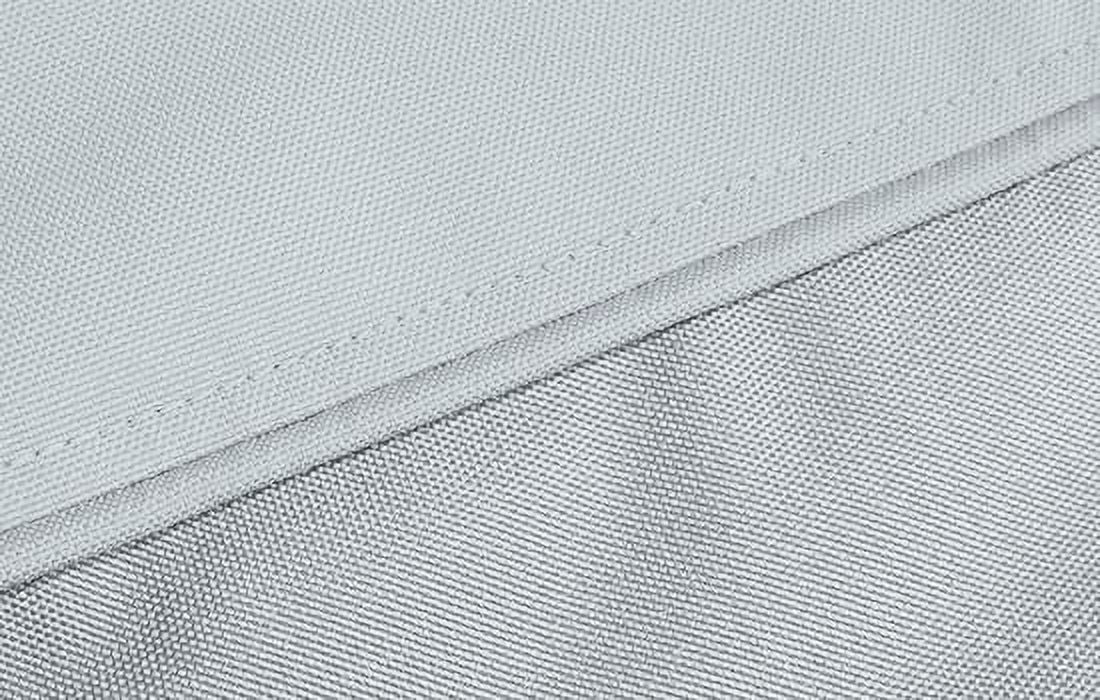 Eevelle Meridian Patio Arm Chair Cover  Marinex Marine Grade Fabric Durable 600D Polyester - Outdoor Lawn Furniture Chair Covers - Weather Protection - 34"H x 34"W x 34"D - Silver