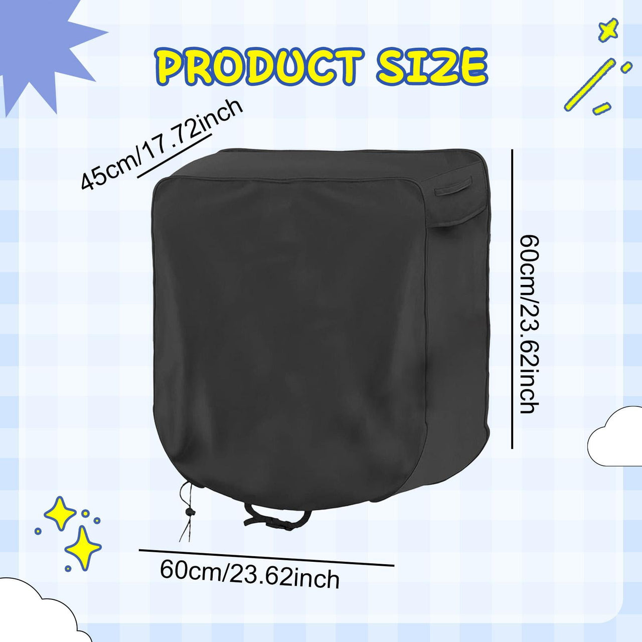 Aymzbd Retractable Garden Hose Reel Cover Accessories Thickened for Outside Outdoor Black