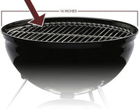 13.5 inch solid 304 stainless steel grill rack uncoated thickened charcoal grill replacement grill