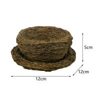 simhoa Bird Nest Flower Planter Pot Flower Arrangement Unique Plant Pot Flower Pots for Balcony Table Shelf Courtyard Home