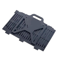 CarpNettore Barbecue Grill Camping Charcoal Grill Lightweight Ventilation Grilling Barbecue Rack for Household Backyard Picnics Farmhouse