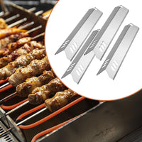 Colaxi 4 Pieces Grill Heat Tents 15 inch Fire Barrier Enamel Heat Plate for Camping