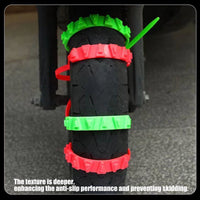 Compact Size Snow Fetters For EMAIL Motorcycles Motorcycles And Tricycles With Posts For Strengthened Ice Shattering Security