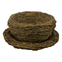 simhoa Bird Nest Flower Planter Pot Flower Arrangement Unique Plant Pot Flower Pots for Balcony Table Shelf Courtyard Home