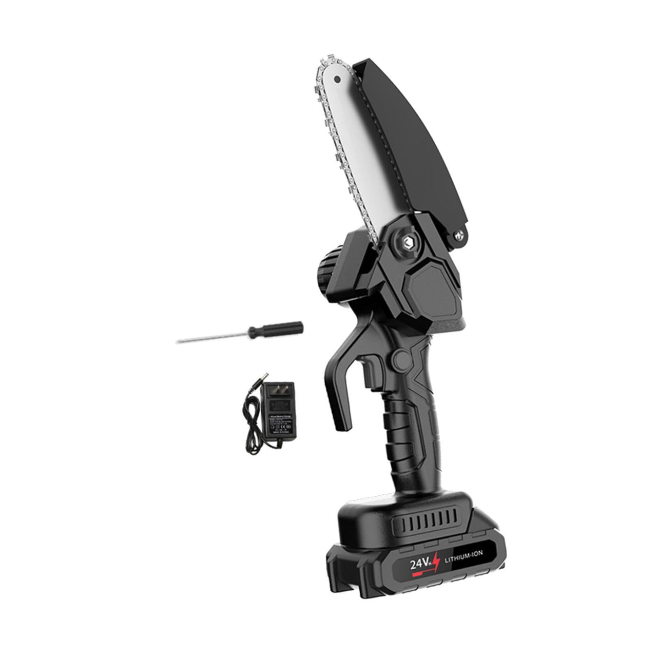 figatia Mini Sawing Machine, Handheld Chain Saw ,Chain Tool ,Small Pruning Shears Electric Sawing Machine for Pruning Logging, Trimming Household