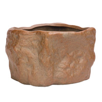 Ceramic Pot Plants Growing Pot Modern Style Planter with Drainage Hole Bonsai Plants Pot for Home Outdoor Desk Festival Decoration Style B and Large