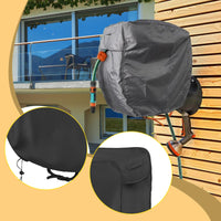 Aymzbd Retractable Garden Hose Reel Cover Accessories Thickened for Outside Outdoor Black