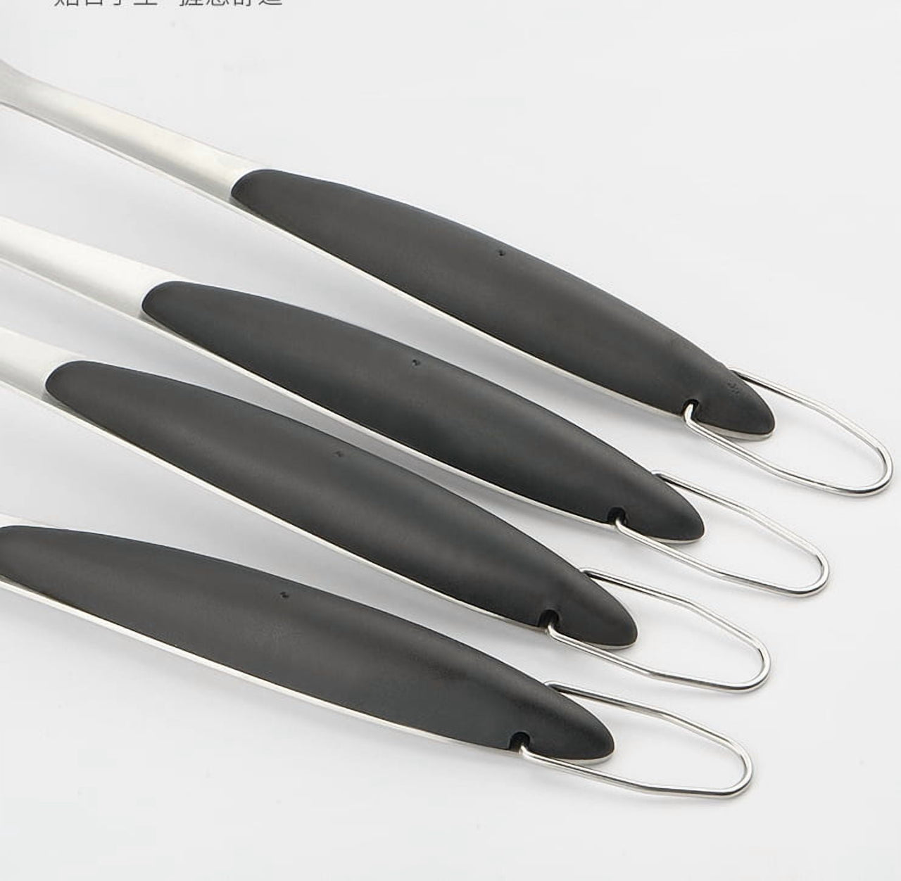 BBQ Tools Grill Tools Set with Grill Tongs, Spatula, Forks, Brush - Stainless Steel Grill Kit Grilling Utensils Set - Perfect BBQ Grill Accessories for Outdoor - Gifts for Dad - 4 PCS