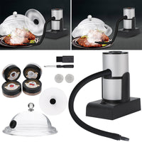 Portable Smoke Infuser Cooking chen indoor and outdoor with Wood Chips & Cleaning Brush Cold Food for Steak indoor and outdoor