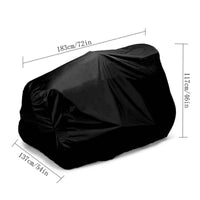 B Tractor Mower Protective Cover With Oxford Cloth Material, Snow And Weather Resistant Design For Lawn Equipment, Garden Tool Storage And Winter Protection
