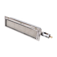 oshhni BBQ Infrared Burner BBQ Grill Searing Burner Easy to Use Professional Metal Replace Gas Heater Burner Sear Burner for Kitchen 33.5cmx10cm